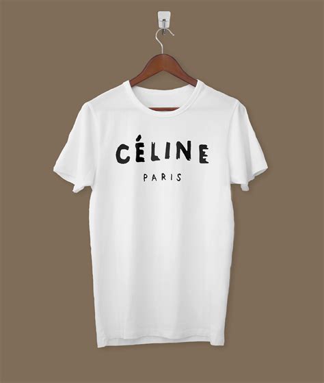 celine t shirts online|Celine t shirt original.